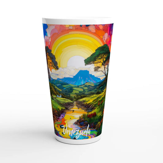 Elevate Your Morning Routine with the Venezuelan Sabana White Latte Mug